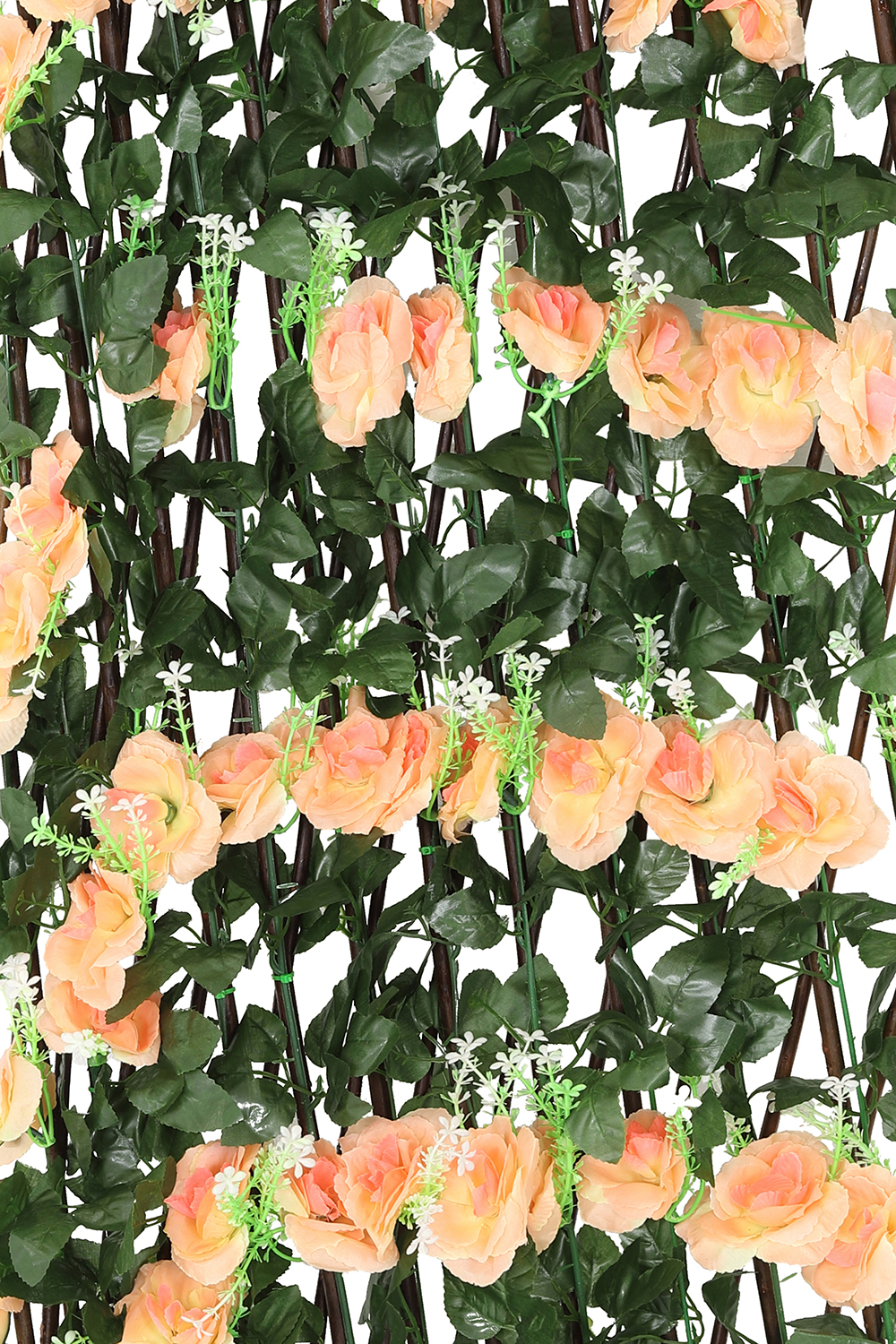 Extendable Artificial Hedging with Cream Roses